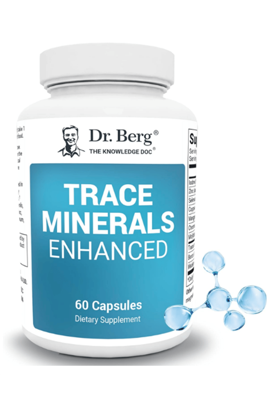 Dr. Berg  Trace Minerals Enhanced Complete with 70+ Minerals - 60 Capsul.64.