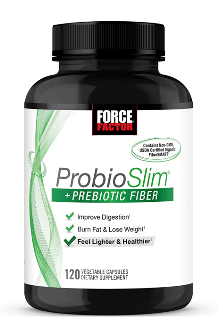 Force Factor ProbioSlim + Prebiotic Fiber 120 Capsules. Usa Version.3538