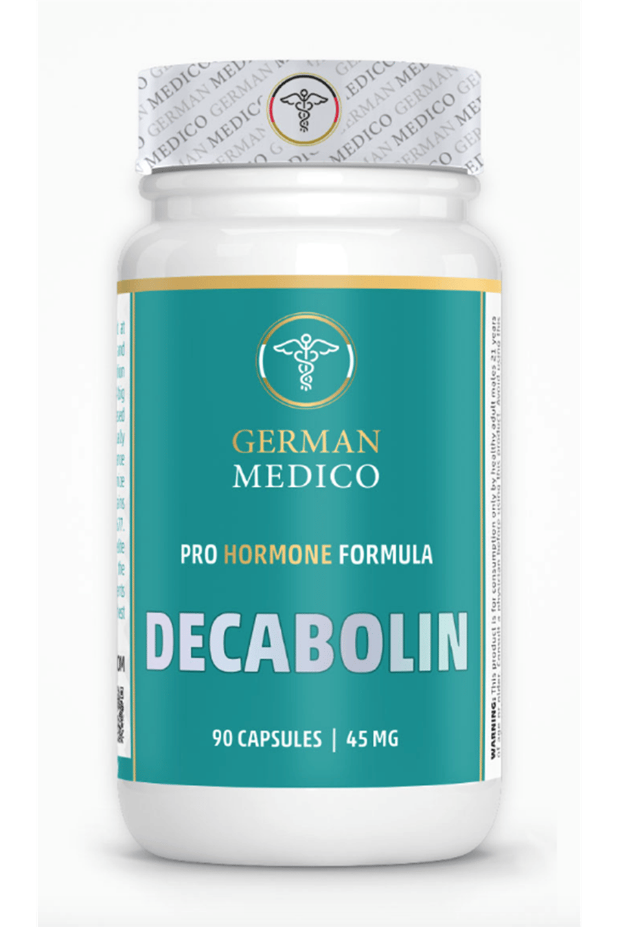 German Medıco DECABOLIN 45mg 90 Capsul. 4 Esterli - MK-677 + LGD 4033 + ++  (Verıfy + Kare Kod Mevcut) Orj Ürün.3956
