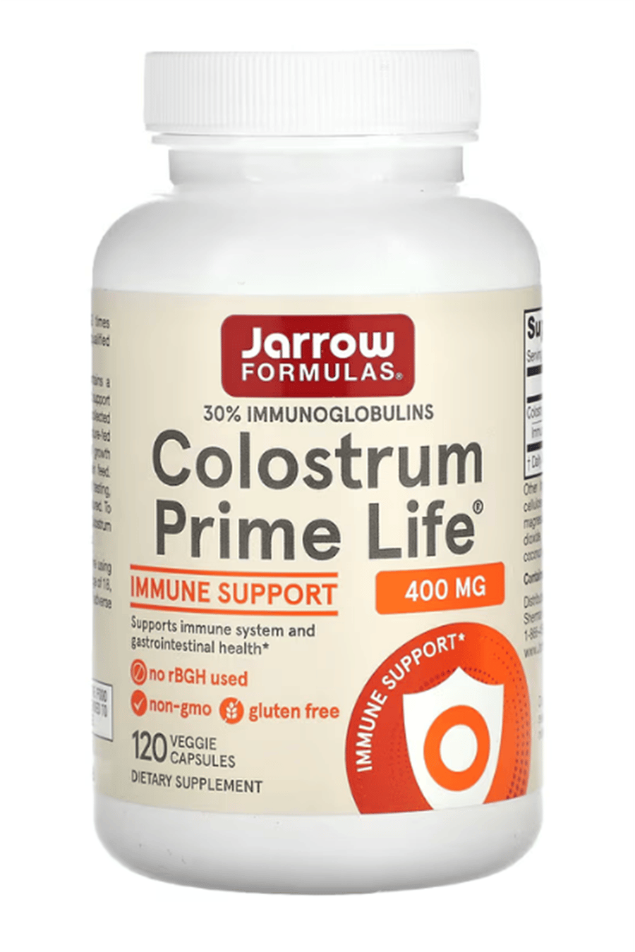 Jarrow Colostrum PrimeLife 400mg 120 Capsul Vücudun Savunma Sistemi. Usa Menşei.3843