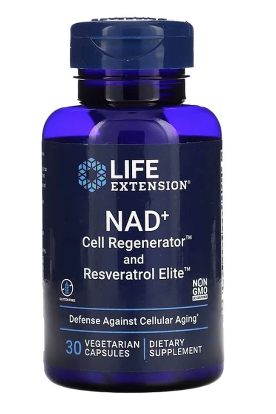 Life Nutrıtion NAD  Regenerator - Resveratrol -  372mg 30 Veg Capsul.72.