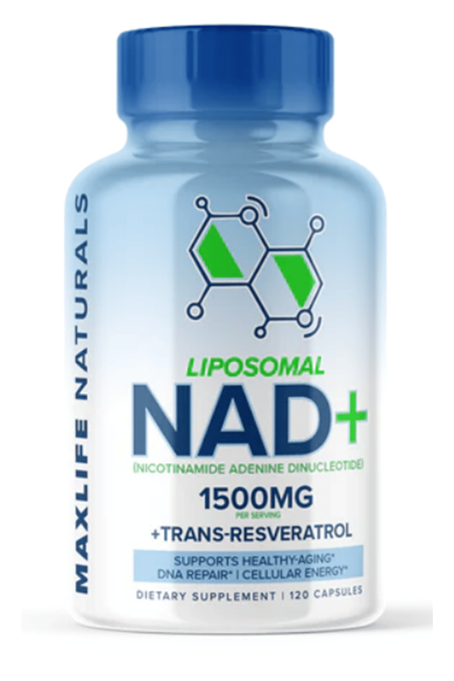 Maxlife Naturals Liposomal NAD+ Trans-Resveratrol 1500mg - 120 Capsules.Made ın Usa 47.