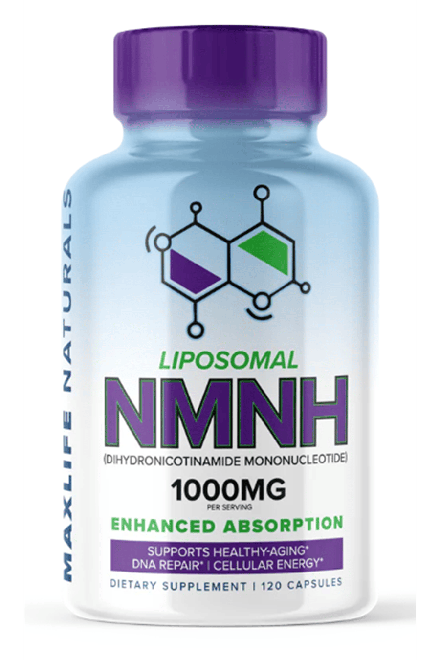 Maxlife Naturals Liposomal NMNH 1000mg  Ultra-Absorbable 120 Capsul.Made ın Usa 47.