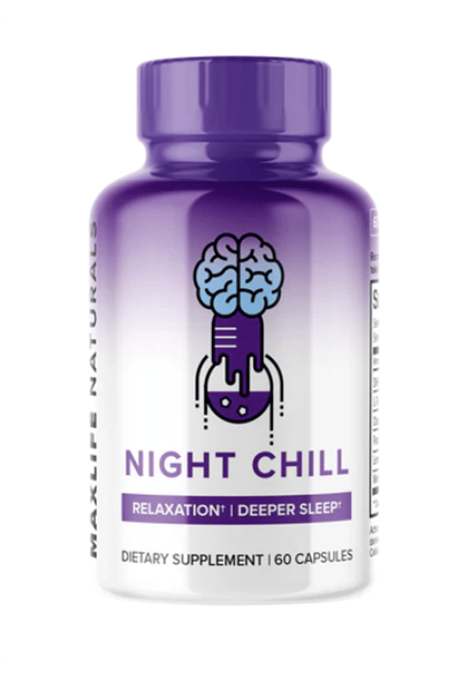 MaxLife Naturals Night Chill - Day Chill DHH-B 10mg Night Time Natural Anxiety &Stress Support 60 Capsul.Made ın Usa 42.