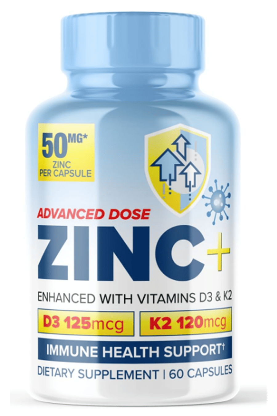 MaxLife Naturals ZINC  Picolinate + Immune Health Support - Enhanced with Vitamin D3 and K2 60 Capsul.Abd Menşei.31.