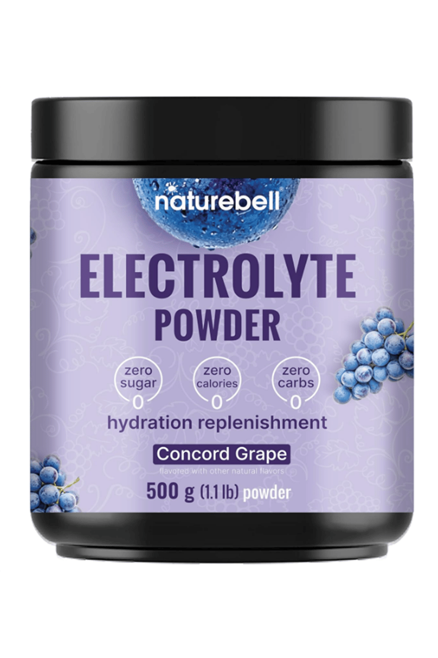 NatureBell Electrolytes Powder No Sugar, 500g (76 Servings)  Keto Fast Hydration Powder.51.