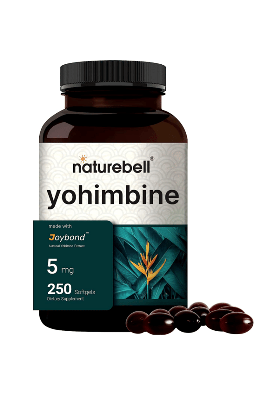 Naturebell Yohimbe HCL 5mg, 250 Softgels, Joybond* - Ultra Strength.USA Amazon Best Seller.3735