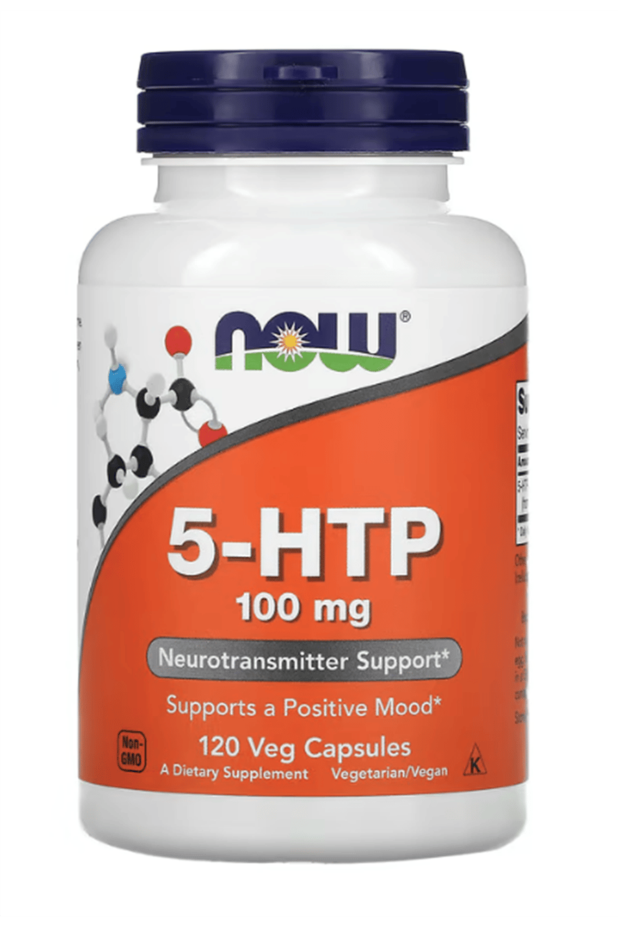 NOW   5-HTP 100mg  120 Veg Capsul.Özel Sporcu Gıdaların'dan,Orıjınal Abd Menşei.43.