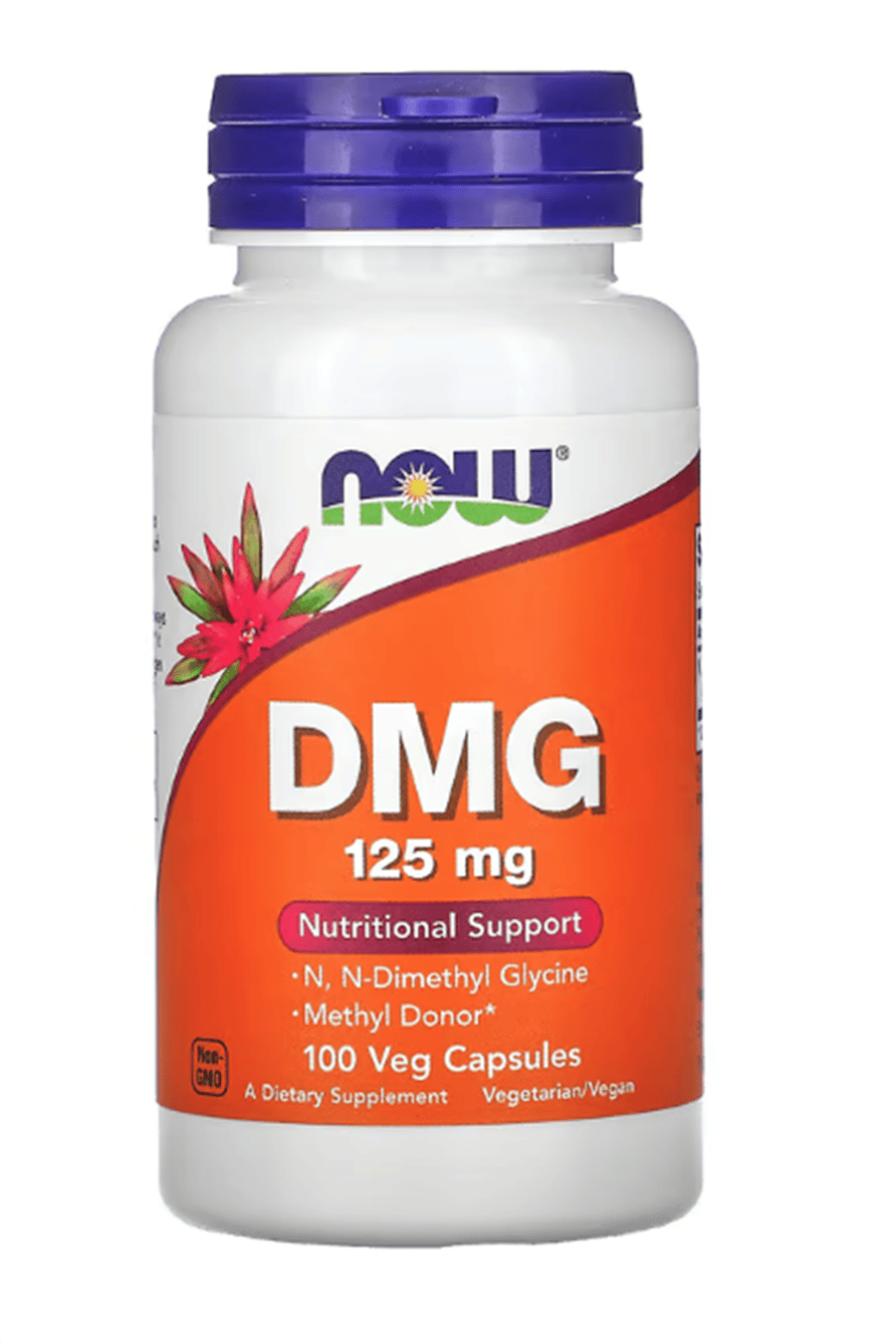 NOW  DMG 125mg  100 Veg Capsules. USA.38.Özel Sporcu Gıdaların'dan.