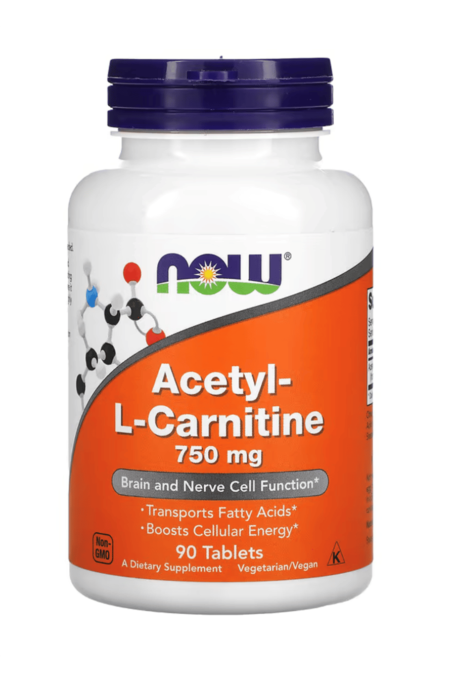 NOW Foods, Acetyl-L Carnitine, 750 mg, 90 Tablets.50.