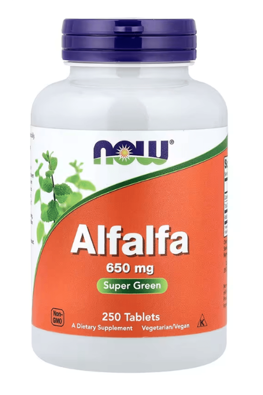 NOW Foods  Alfalfa Mikro Besin Desteği 650 mg, 250 Tablet.Made ın Usa.