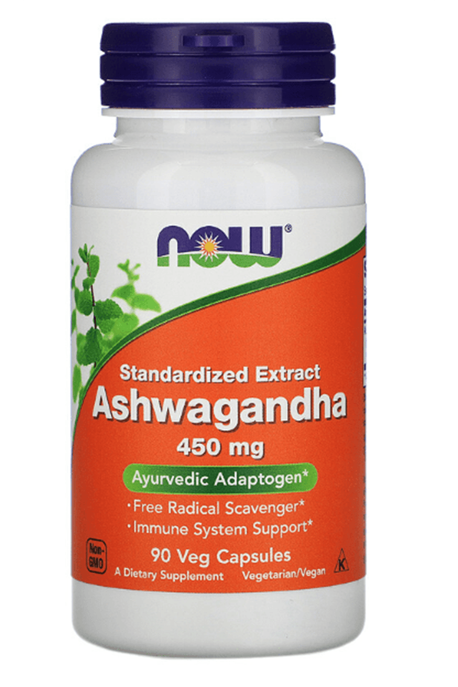 NOW Foods Ashwaganda  Standardized Extract  450 mg  90 Veg Capsul.Abd Menşei.38.