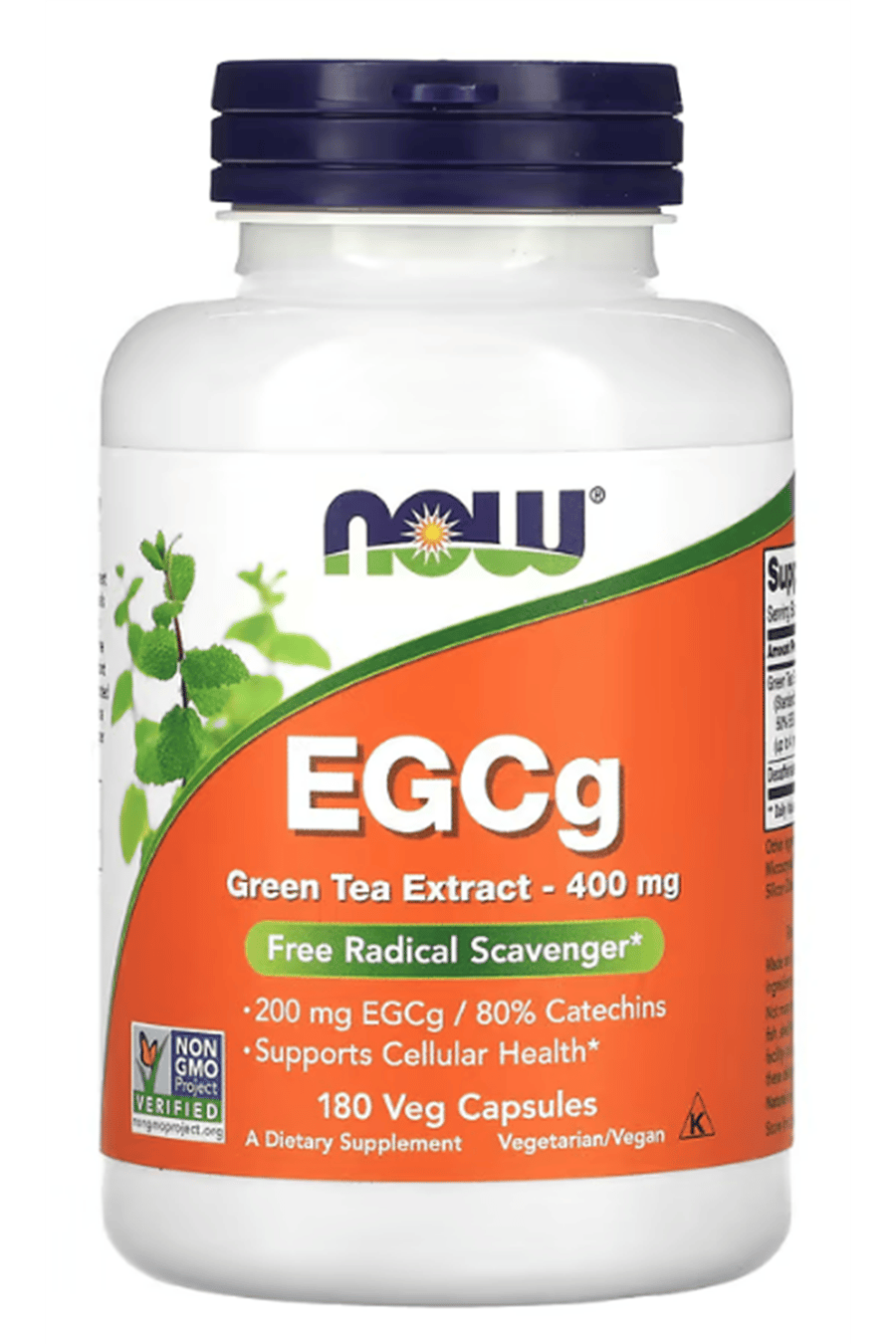 Now Foods, EGCg, Green Tea Extract, 400 mg, 180 Veg Capsul. Usa Menşei.48.