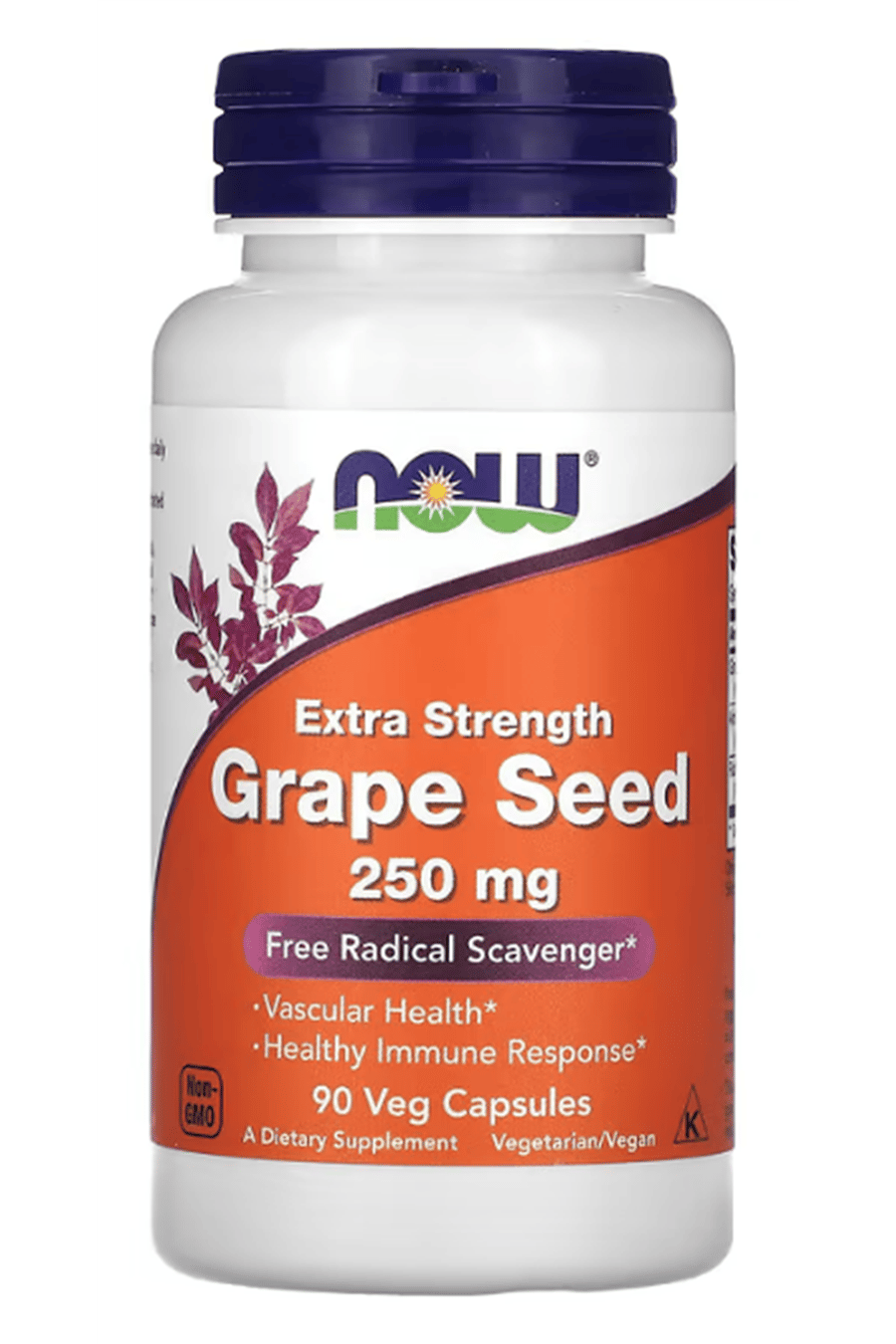 Now Foods  Grape Seed Extra Strength 250mg, 90 Veg Capsul.ABD Menşei 46.