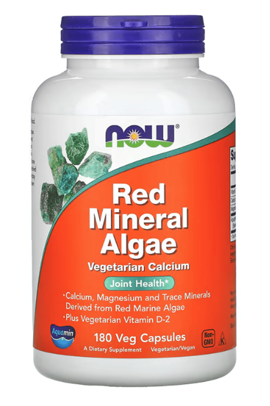NOW Foods Red Mineral Algae 180 Veg Capsul.Abd Menşei.43.