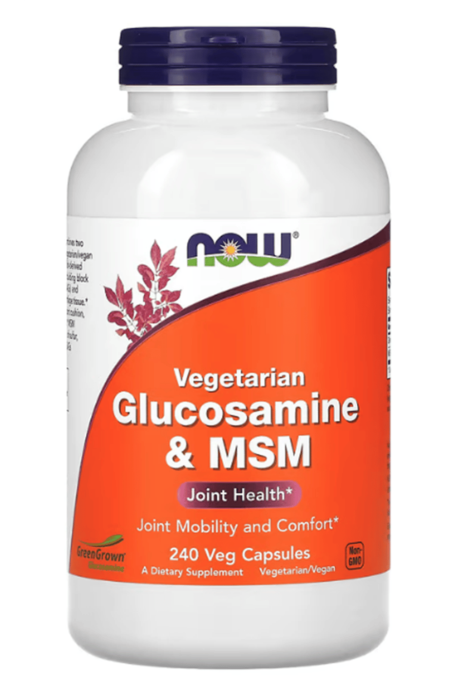 NOW Foods Vegetarian Glucosamine  MSM  240 Veg Capsules.Abd Menşei.