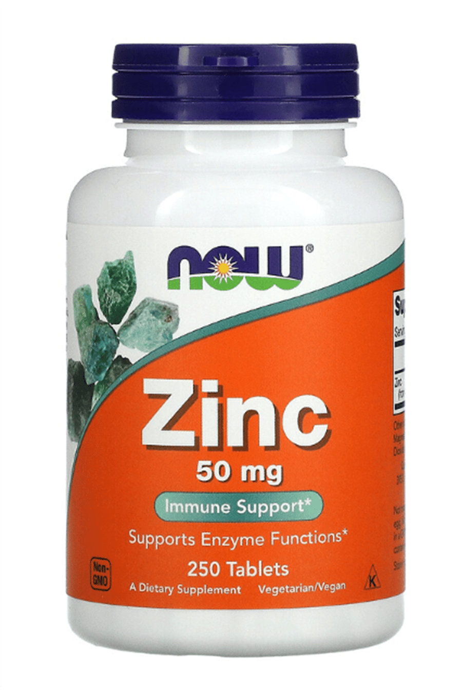 NOW Foods  Zinc  50 mg  250 Tablets. Usa Menşei.4137