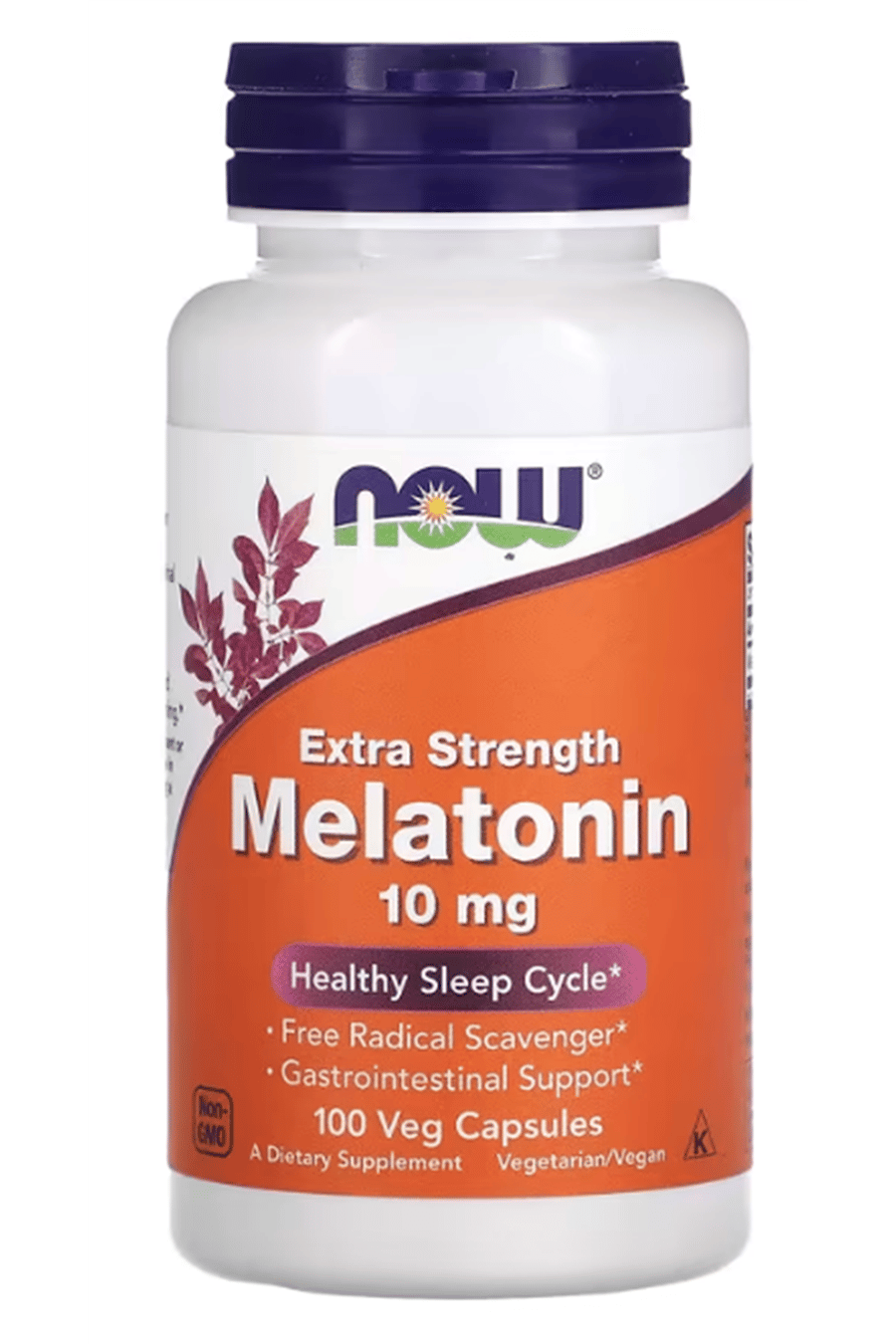 NOW Mela/tonin 10mg  100 Veg Capsul.Usa Menşei.38.