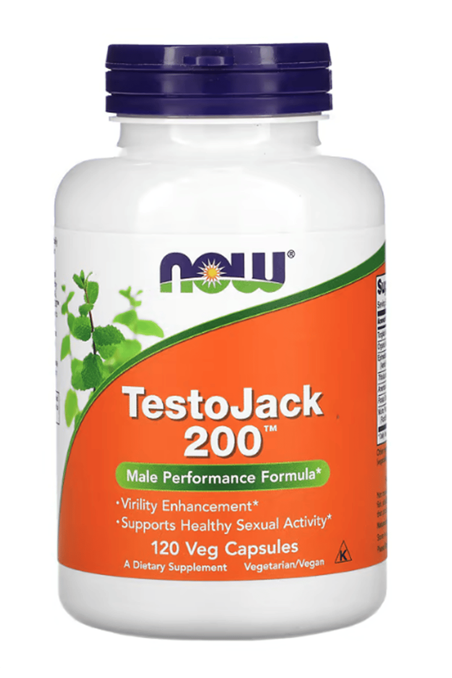 NOW TestoJack  200 Natural Test Booster 120 Veg Capsul.Abd Menşei.61.