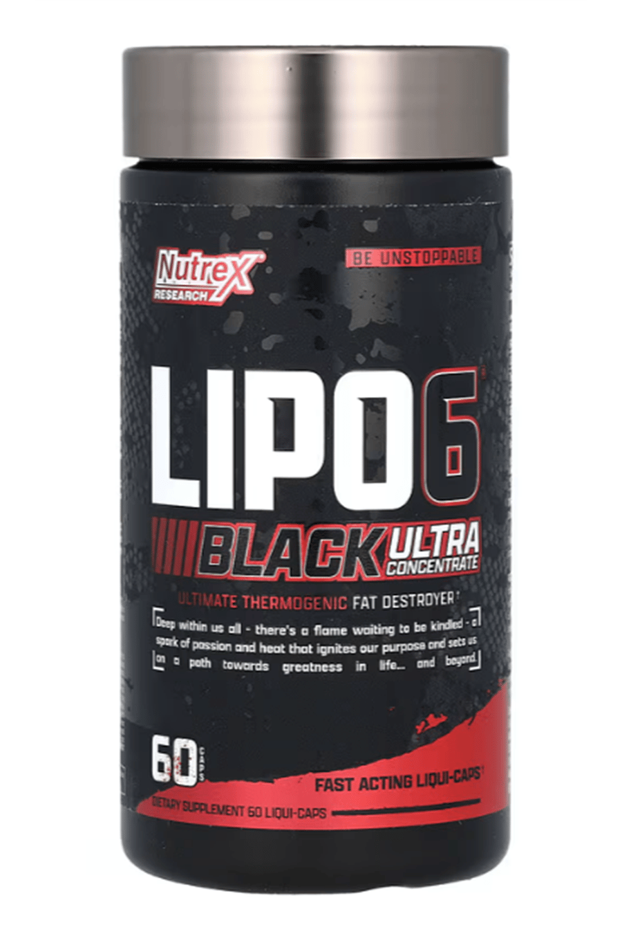 Nutrex Research Lipo-6 Black Ultra Concentrate Thermogenic  60 Capsul.ORJ AMERİKANDIR..AVRUPA İÇERİKLİ DEĞİLDİR!!.