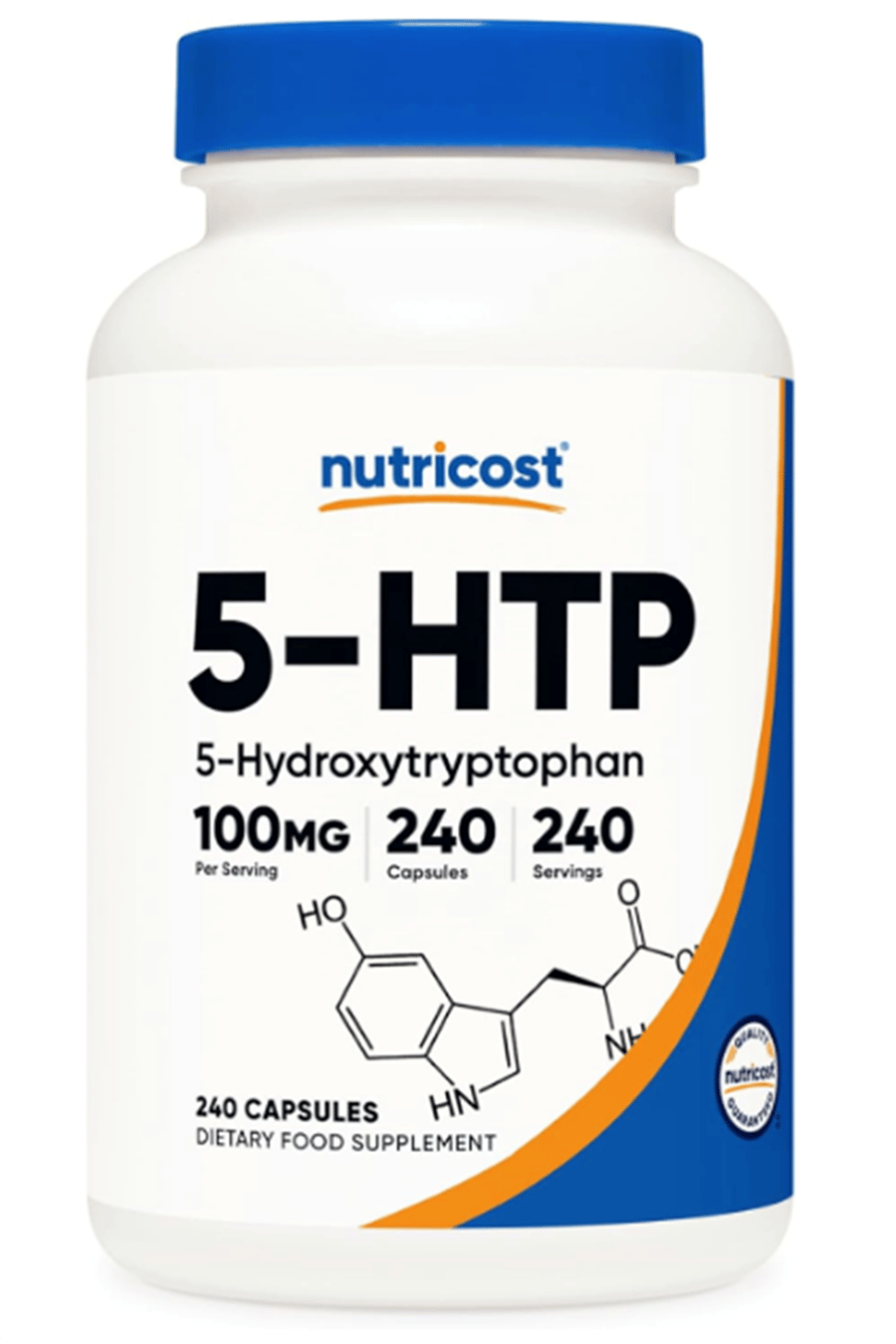 Nutricost 5-HTP 100mg, 240 Vegetarian Capsules (5-Hydroxytryptophan) - Non-GMO.
