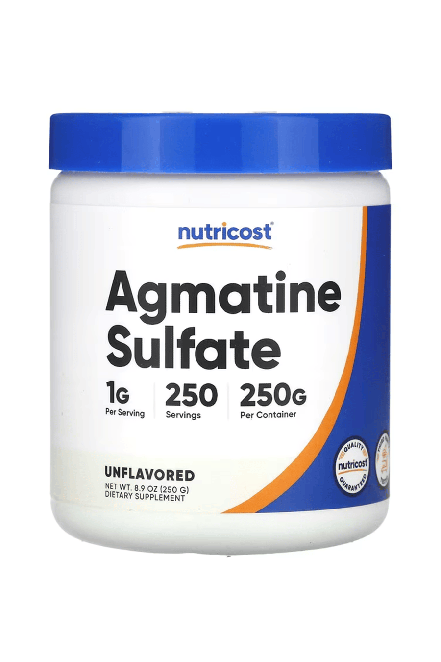 Nutricost, Agmatine Sulfate, Unflavored, 8.9 oz (250 gr).Usa.39.