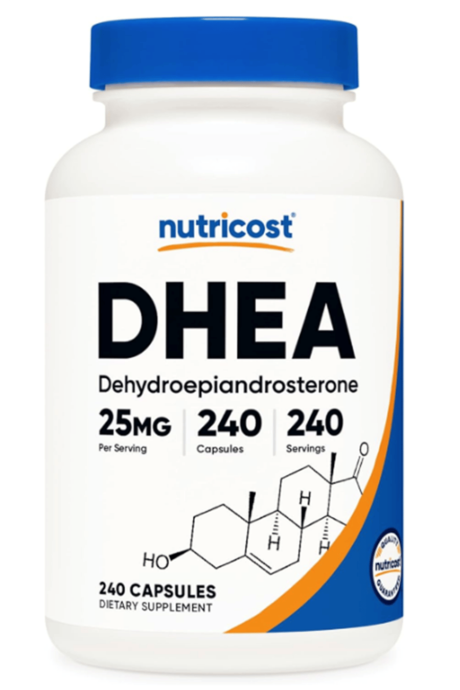 Nutricost DHEA 25mg, 240 Capsules..Abd Menşei.