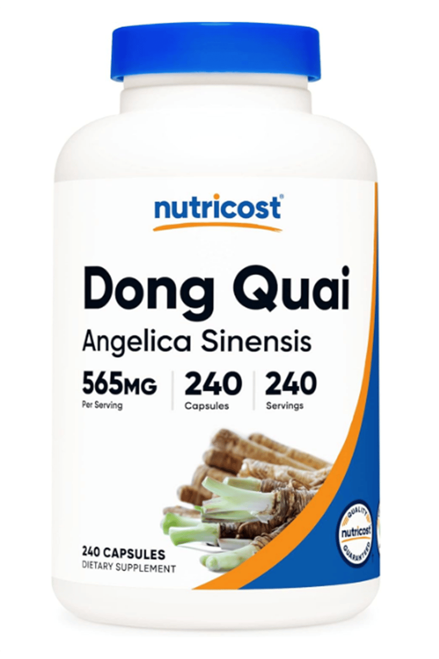 Nutricost, Dong Quai, 565 mg, 240 Capsul.Abd Menşei. HGED34.