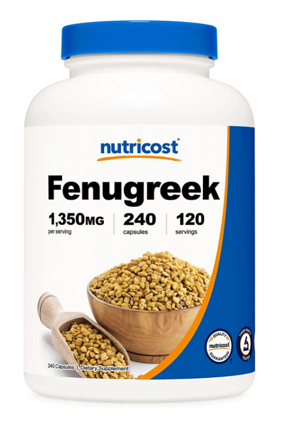 Nutricost Fenugreek Seed 1350mg, 240 Capsul.37.