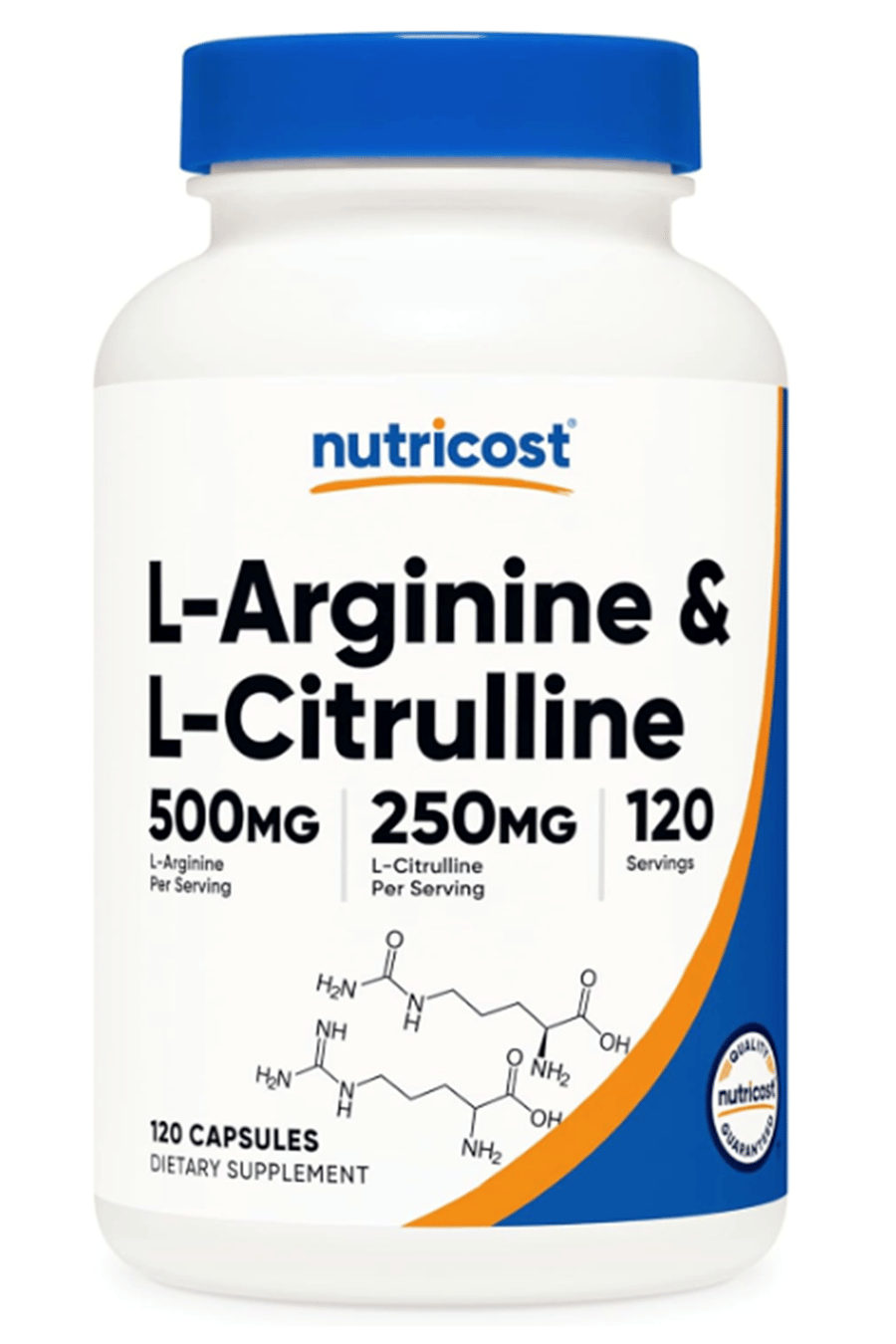 Nutricost L-Arginine L-Citrulline Complex 750mg, 120 Capsules.Abd Menşei.36.