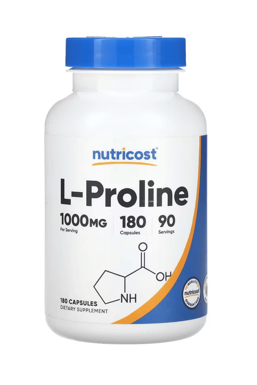 Nutricost, L-Proline, 1,000 mg, 180 Capsules (500 mg per Capsule).Usa 37.