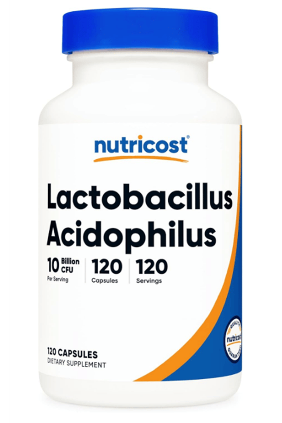 Nutricost Lactobacillus Acidophilus  10 Billion CFU, 120 Vegetarian Capsules.