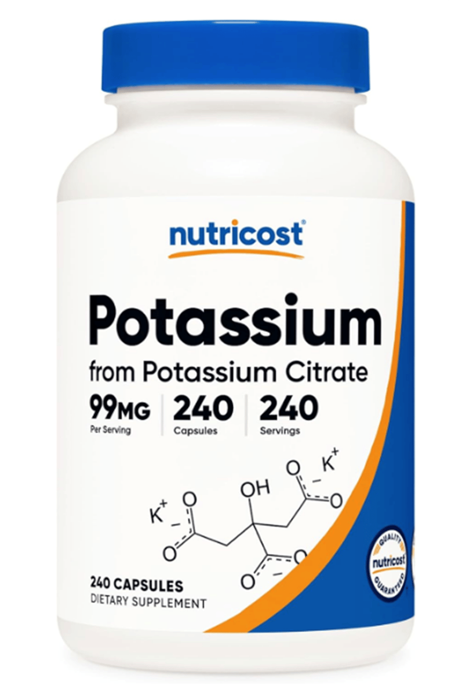 Nutricost Potassium Citrate 99mg, 240 Capsul.Abd Menşei.34.