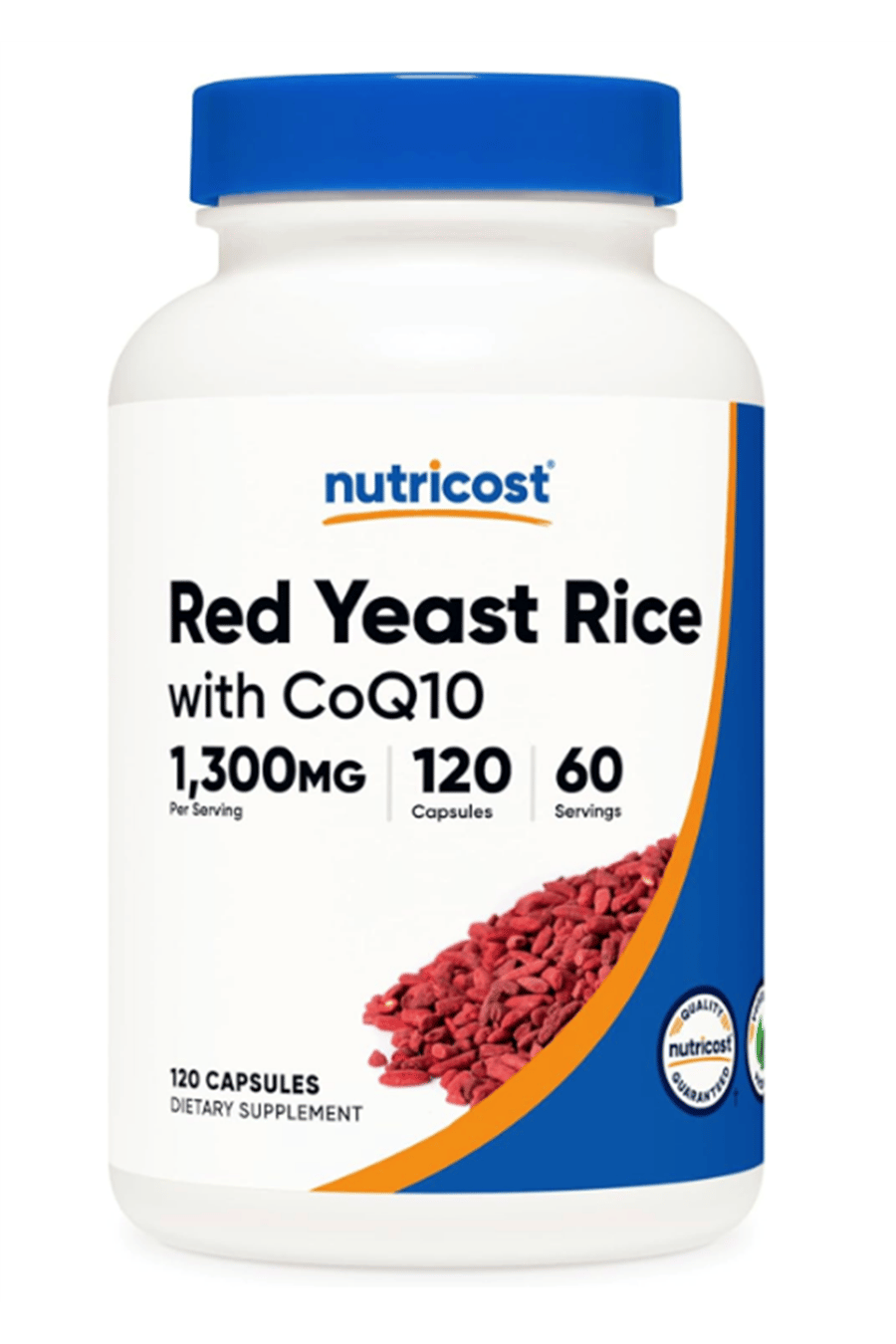 Nutricost, Red Yeast Rice With CoQ10, 1,300 mg, 120 Capsules (650 mg per Capsule).38.