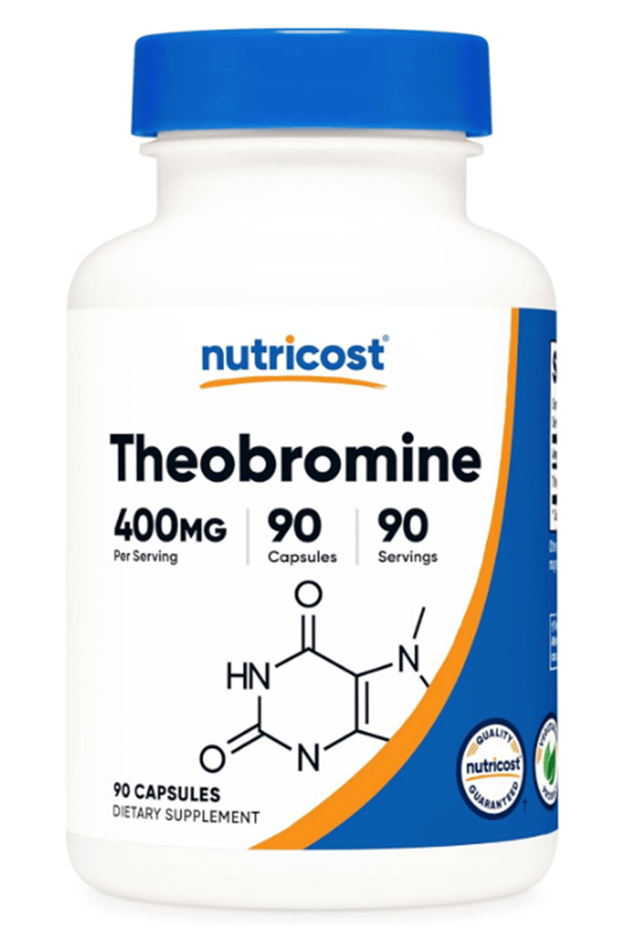Nutricost Theobromine 400mg, 90 Vegetarian Capsul.