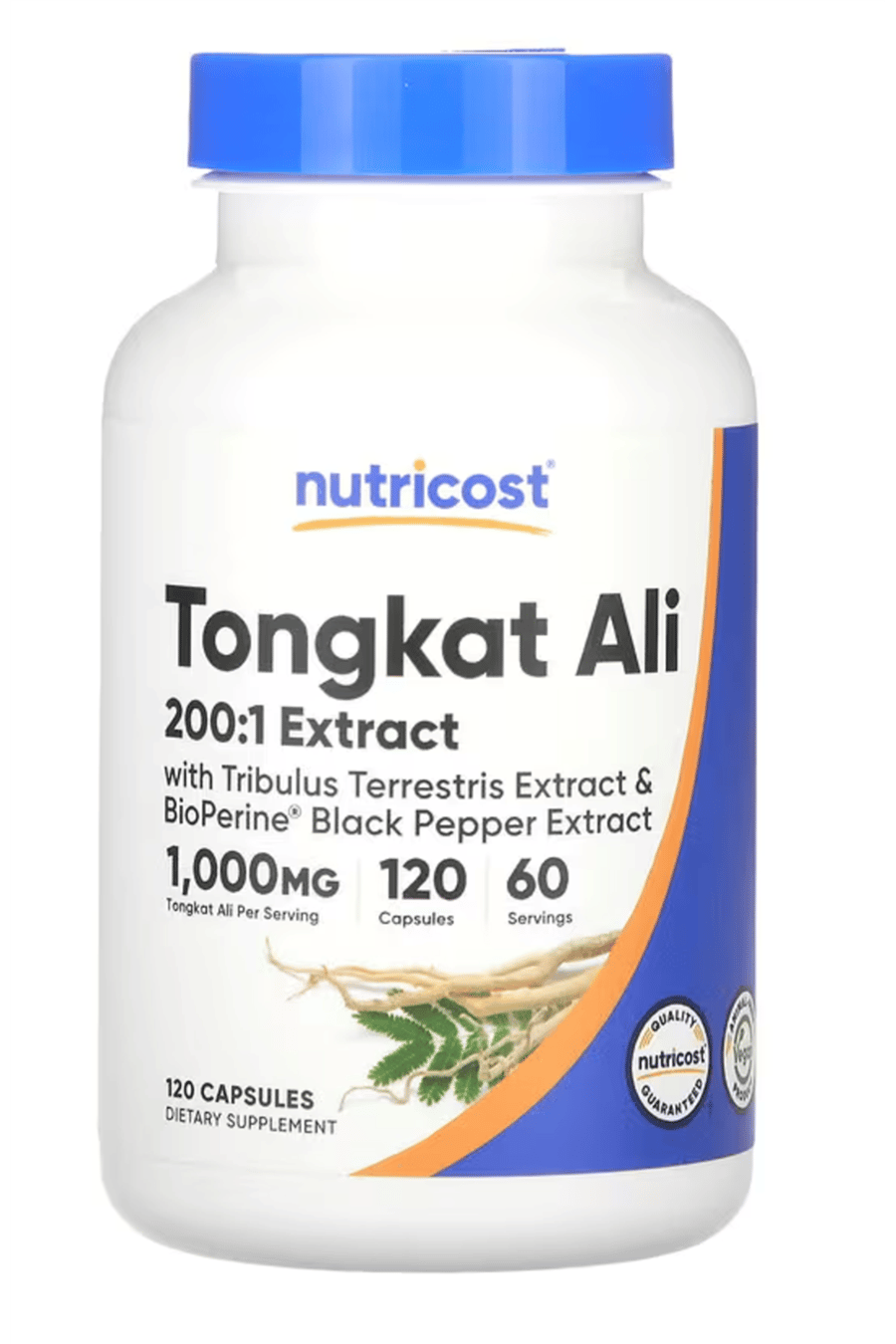 Nutricost  Tongkat Ali, 120 Capsul.Abd Menşei.42.