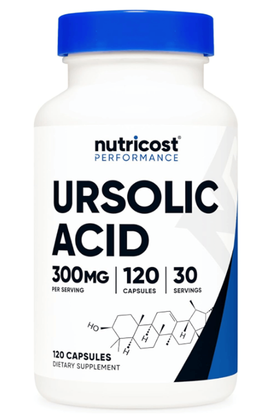 Nutricost Ursolic Acid 300mg, 120 Capsules.Abd Menşei.
