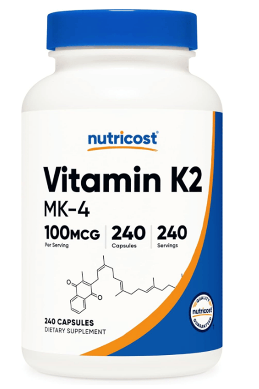 Nutricost Vitamin K2 (MK4) 240 Capsules (100mcg).Abd Menşei.