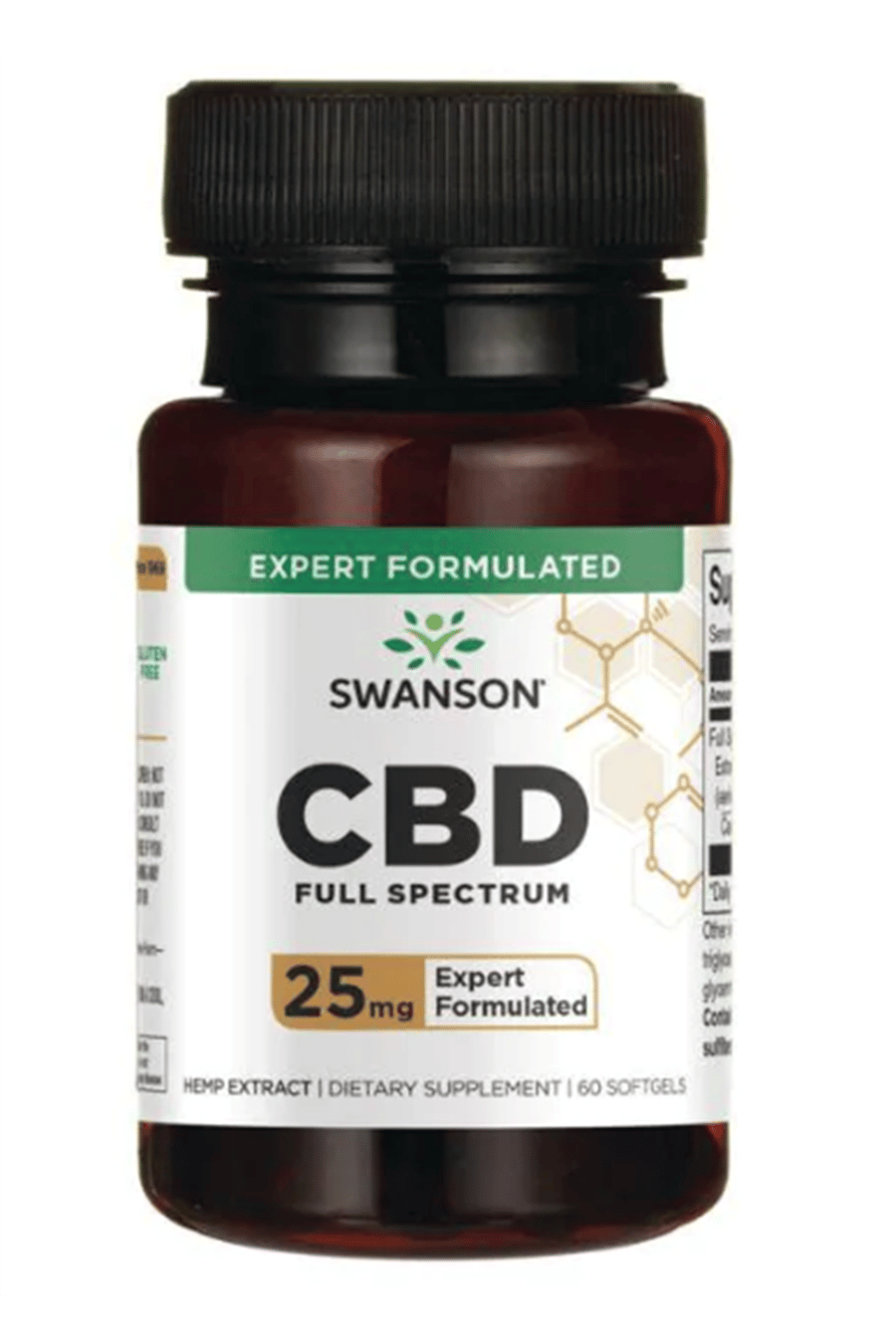Swanson Premium C.B.D Full Spec-trum 25 mg / 60 Softgels. Orj Usa Version.4071