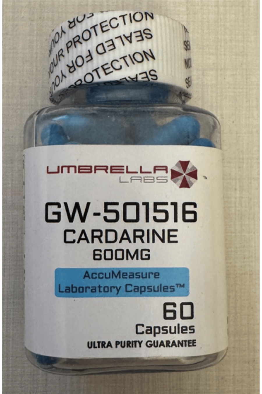 UMBRELLA CARDARINE GW 501516   60 Capsul (ORIJINALLİK HOLOGRAMI  VARDIR) USA Menşei.3957