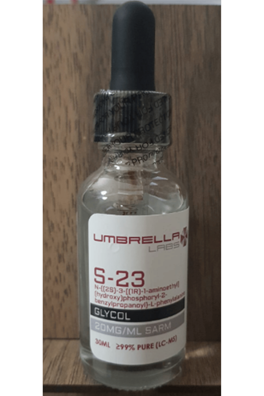 Umbrella Labs S-23  20mg-30ml.(SKT:04.2025) (ORIJINALLİK HOLOGRAMI ve KAREKOD VARDIR). Usa Version.58.