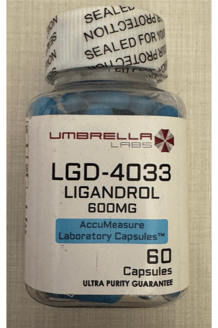 UMBRELLA LABS YENİ LGD 4033 60 Capsul (ORIJINALLİK HOLOGRAMI VARDIR) USA Menşei. 57.
