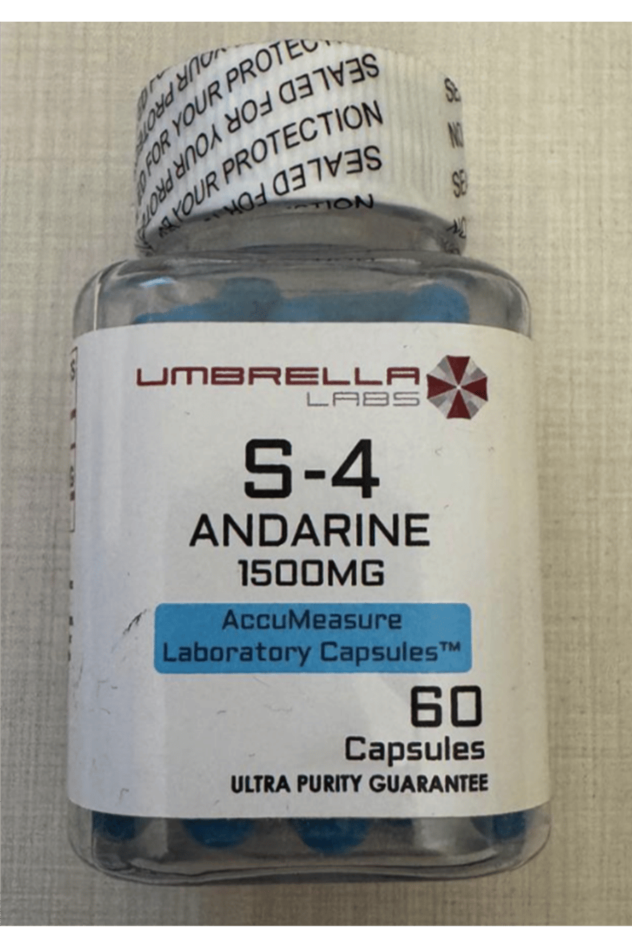 UMBRELLA LABS YENİ S-4  60 Capsul (ORIJINALLİK HOLOGRAMI VARDIR) USA Menşei.