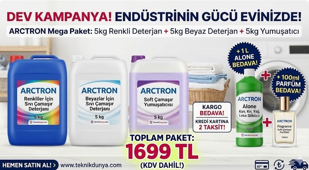 Arctron Çamaşır Temizlik Avantaj Paketi