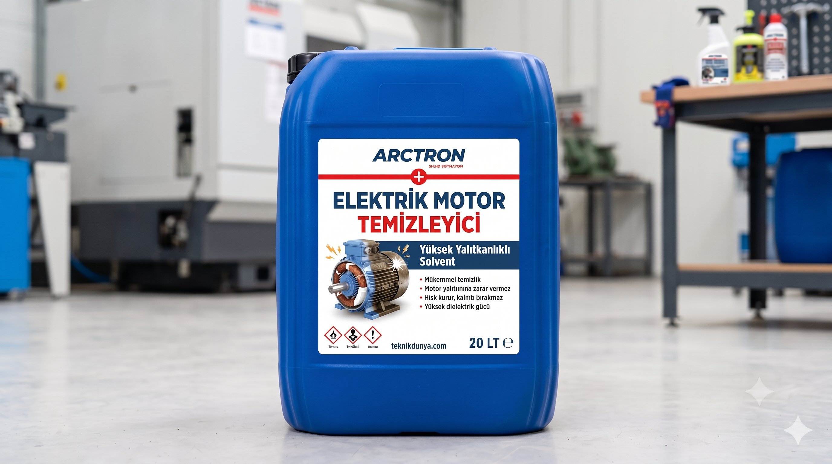 ARCTRON EMC Elektrik Motor Temizleyici - Yüksek Yalıtkanlıklı Solvent - 20 KG