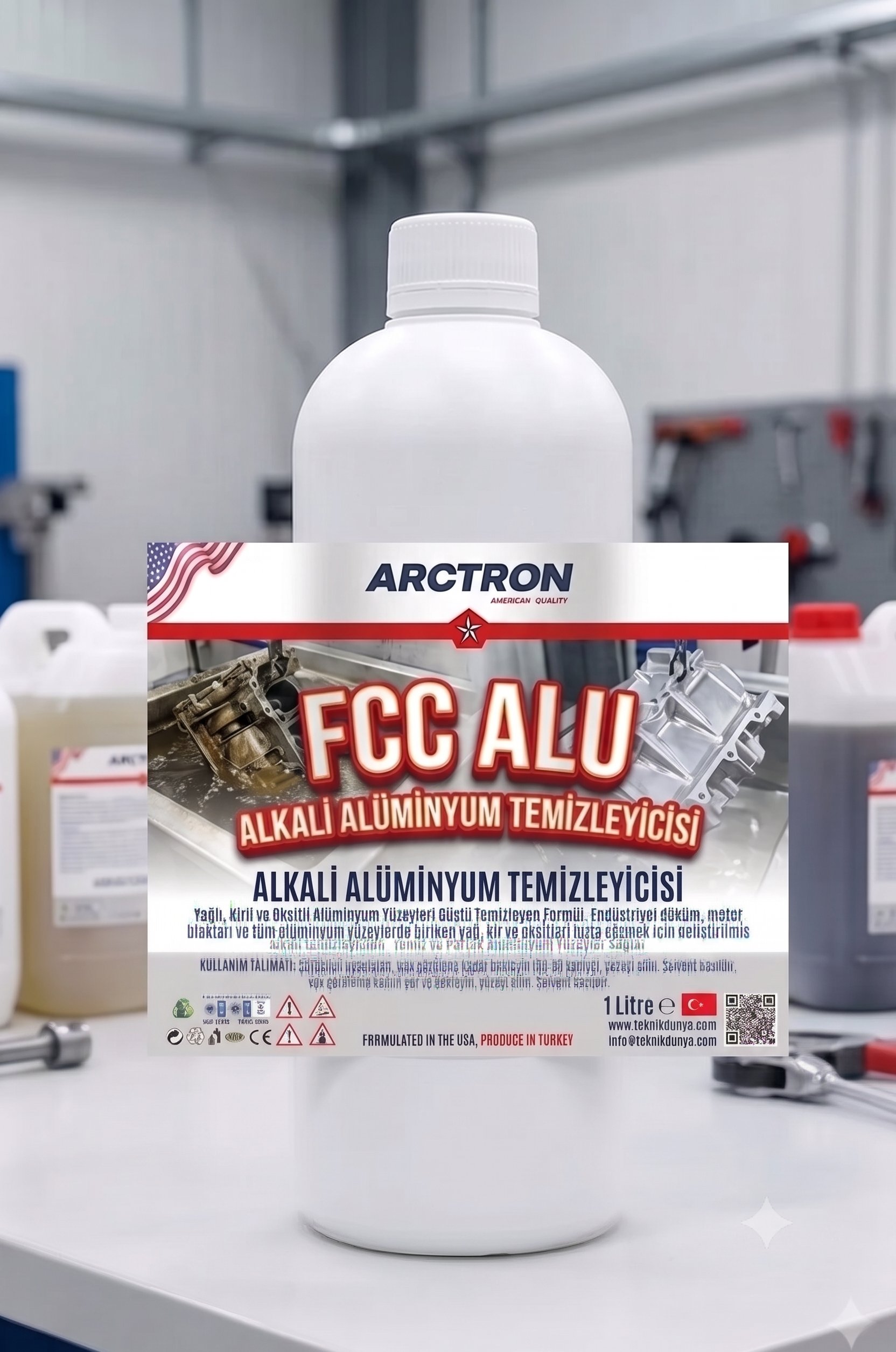 ARCTRON FCC ALÜ Alkali Alüminyum Temizleyicisi - 1 KG