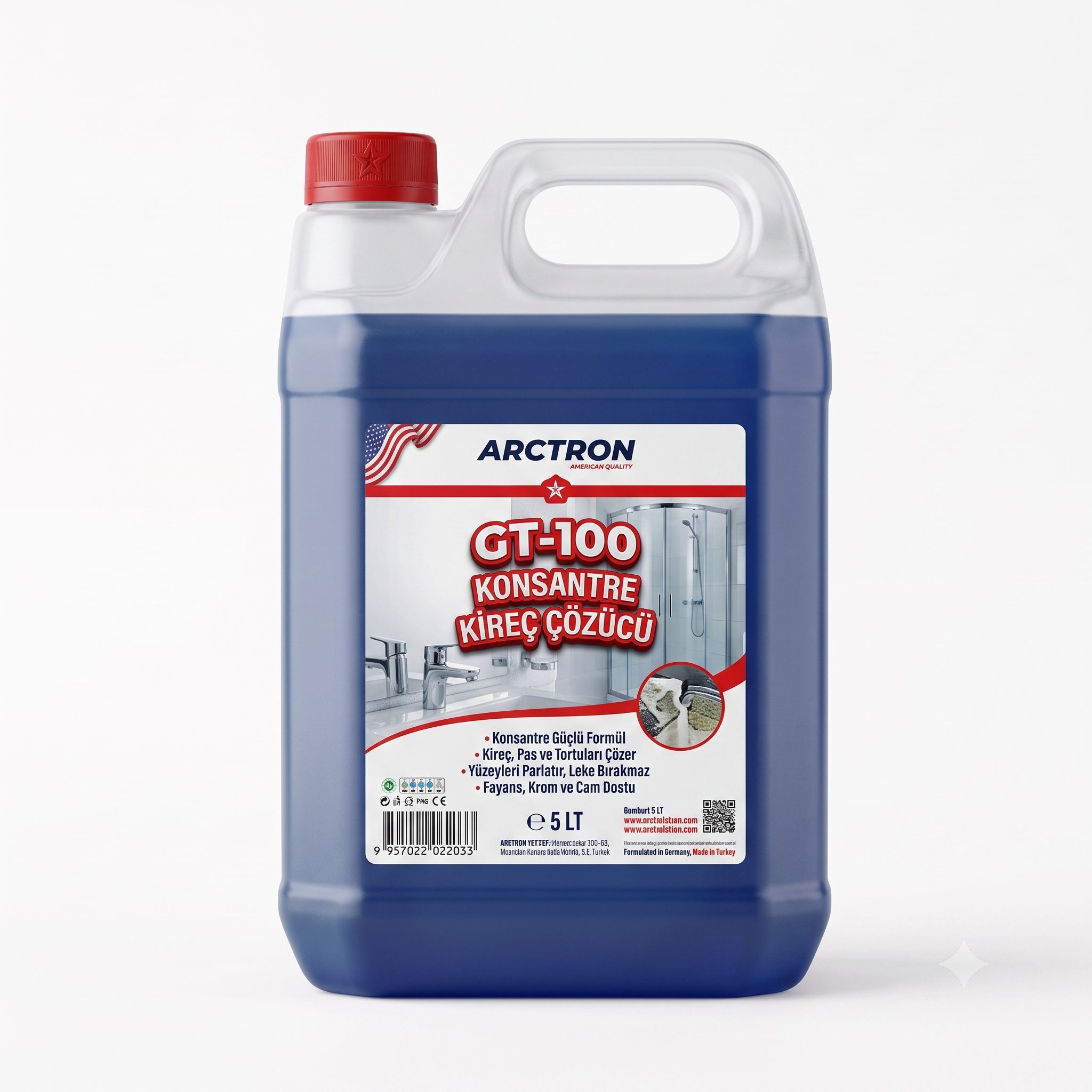 Arctron GT 100 Konsantre Kireç Çözücü - 5 LT