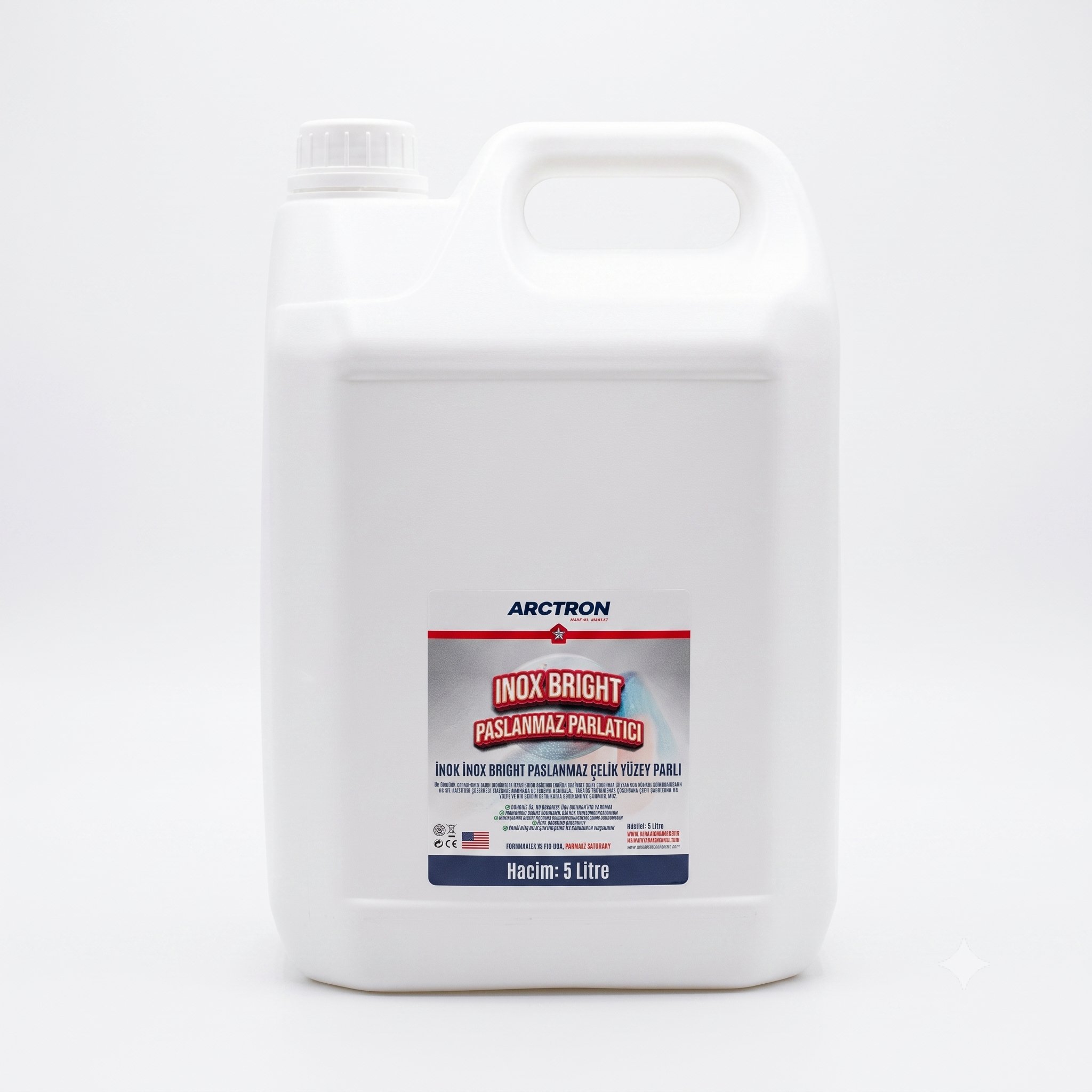 ARCTRON Inox Bright Paslanmaz Çelik Yüzey Parlatıcı 5KG - 5 LT