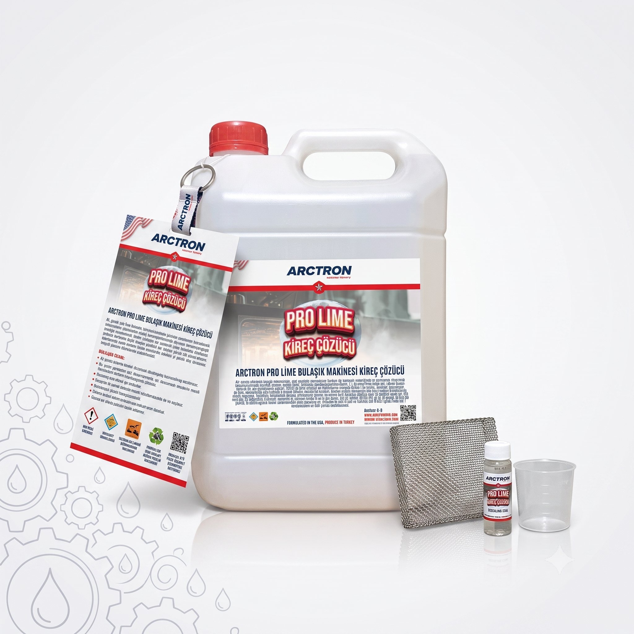 ARCTRON Lime Bulaşık Makine Kireç Çözücü - 1 KG