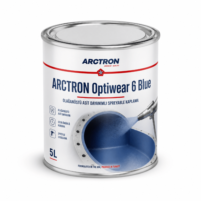 ARCTRON Optiwear 6 Blue OLAĞANÜSTÜ ASİT DAYANIMLI SPREYABLE KAPLAMA 1 KG